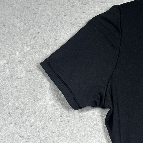 Skims Fits Everybody T-Shirt Bodysuit Womens Size Medium Black Short Sleeve - Picture 3 of 9